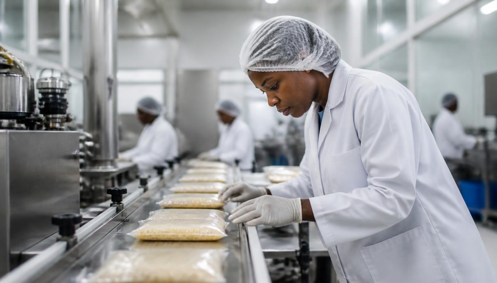 Controlo de higiene em produção alimentar (imagem ilustrativa)